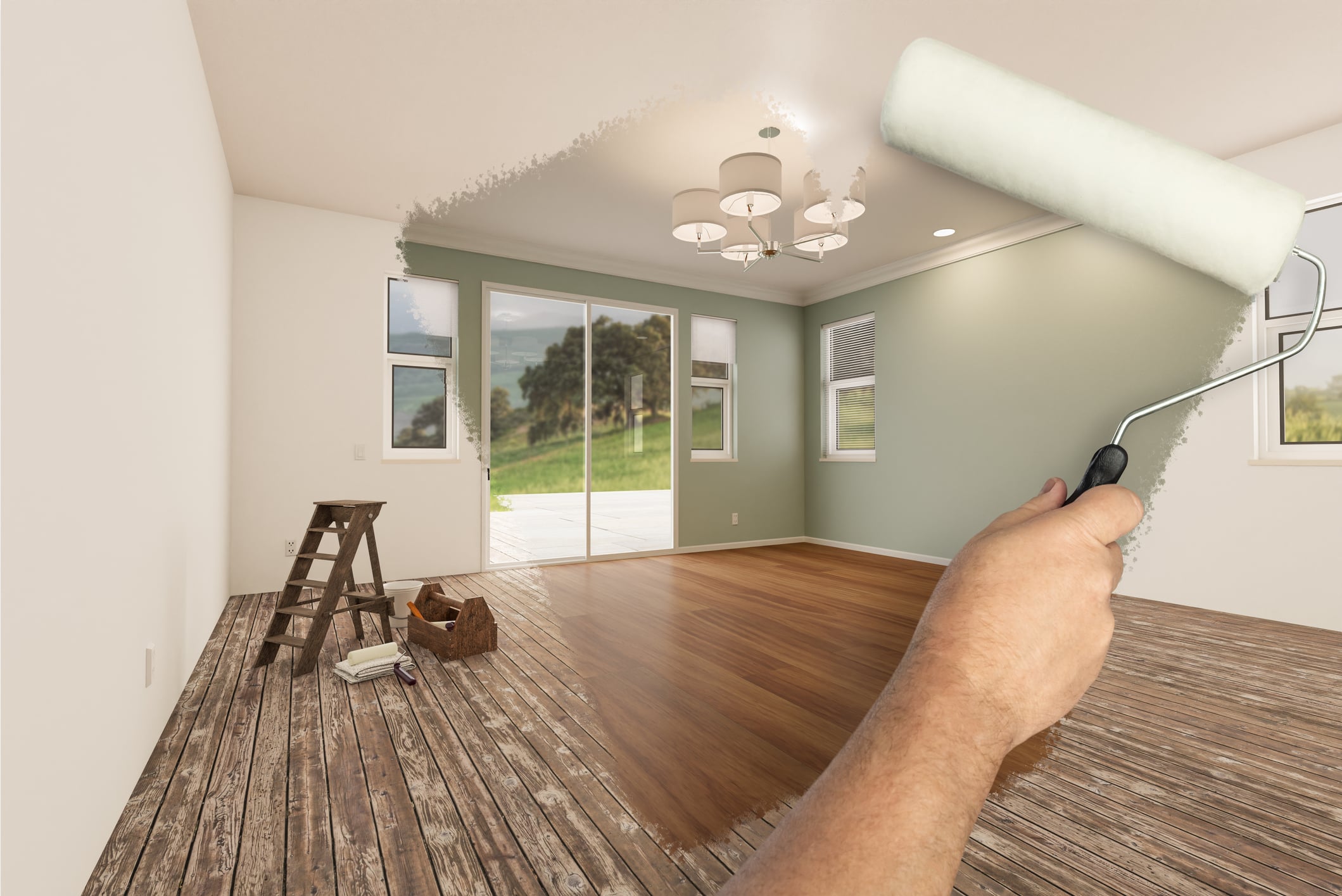 Pose de revêtements de sol : carrelage, parquet, PVC